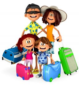 family traveling